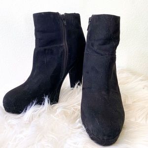 Black Suede H&M Bootie